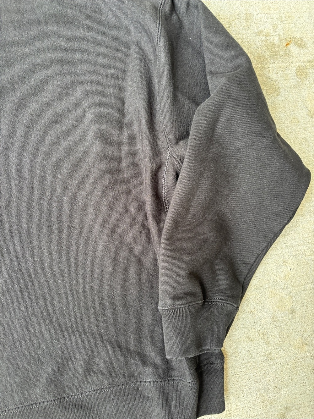 Champion Reverse Weave Men’s Crewneck Sweatshirt - Black - Picture 5 of 12